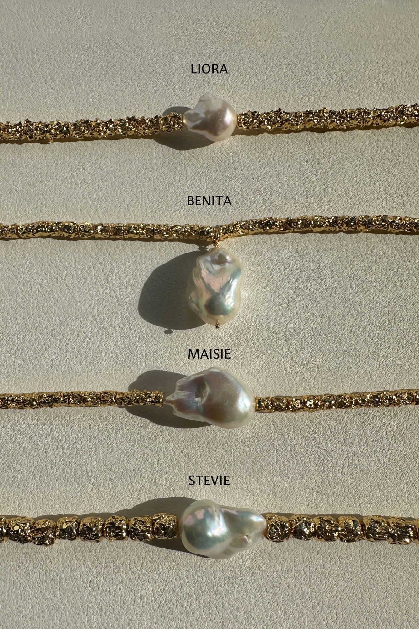 Liora Necklace - 24K Gold Plated