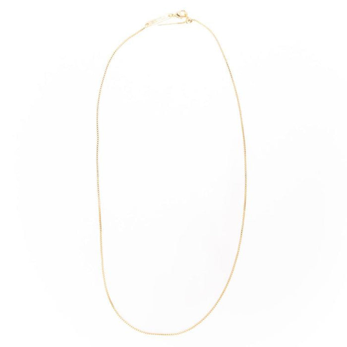 Box Chain Necklace 18 in