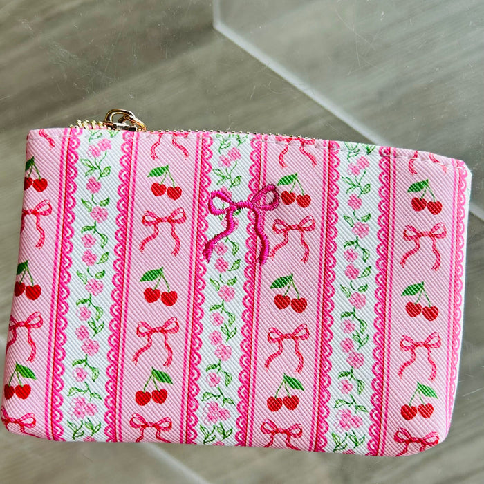 Coin Pouch (Cherry/Bow)