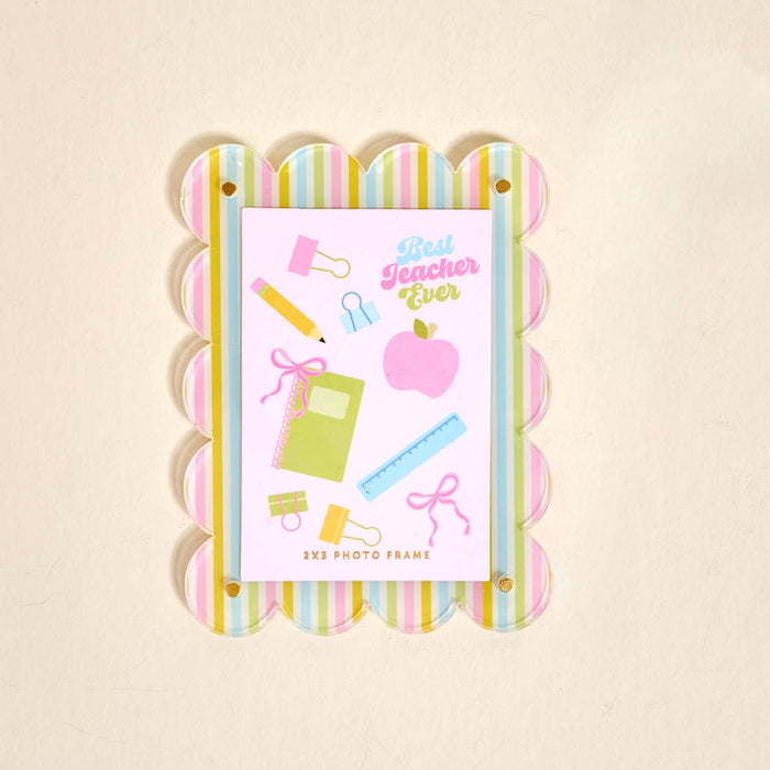 Color Me Happy Mini Acrylic Picture Frame Magnet