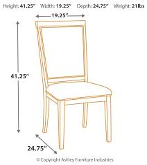 D624-01(7) - DINING CHAIR - BLR WH