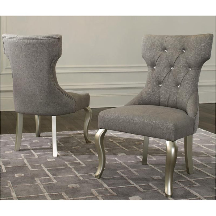 D650-03(37) - DINING CHAIR - BLR WH