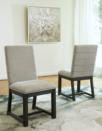 D749-01(10) - DINING CHAIR - BLR WH