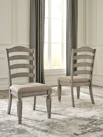 D751-01(18) - DINING CHAIR - BLR WH