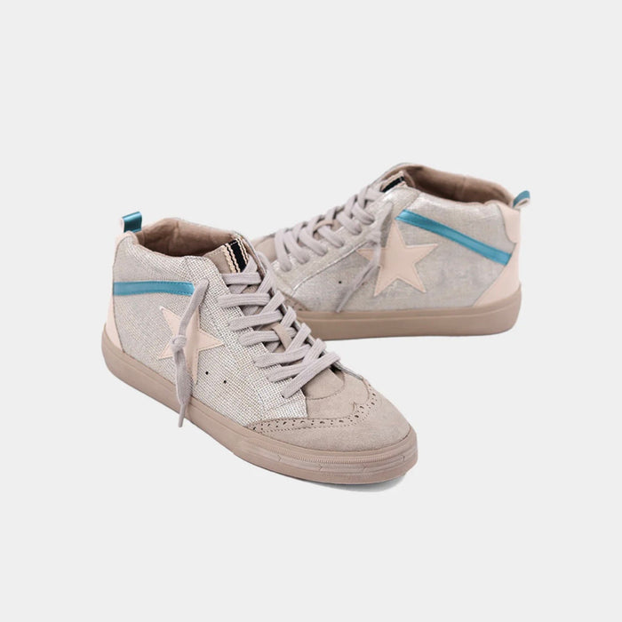 Paulina Sterling Woven Sneaker