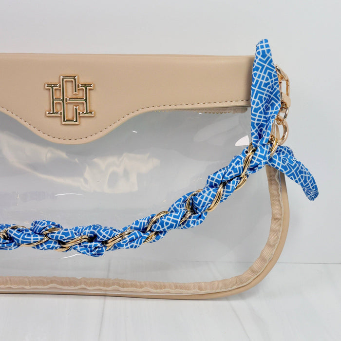 Serafina Scarf Purse Chain (Blue)