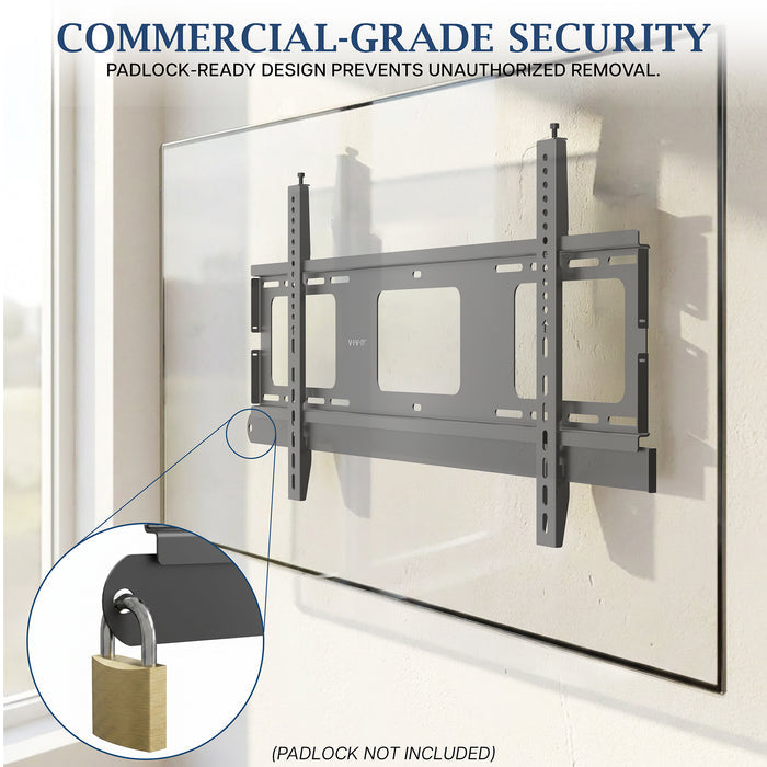 Commercial-grade VIVO PRO TV wall mount with secure mounting design for offices and public spaces
