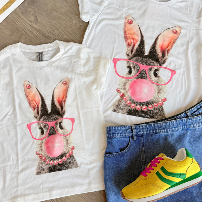 Youth Glam Bunny Tshirt (Round Neck)