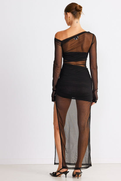 Reine Maxi Dress - Black