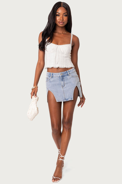 Lacey Knit Tank Top