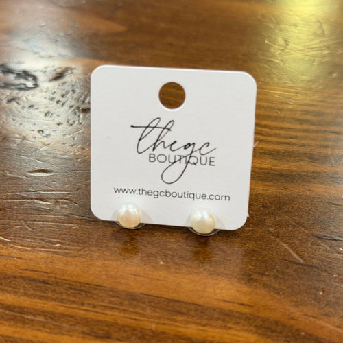 7mm Button Stud Earring