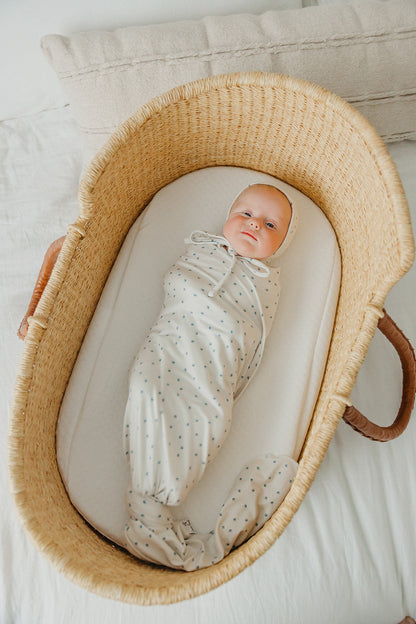 Knit Swaddle Blanket - Haze