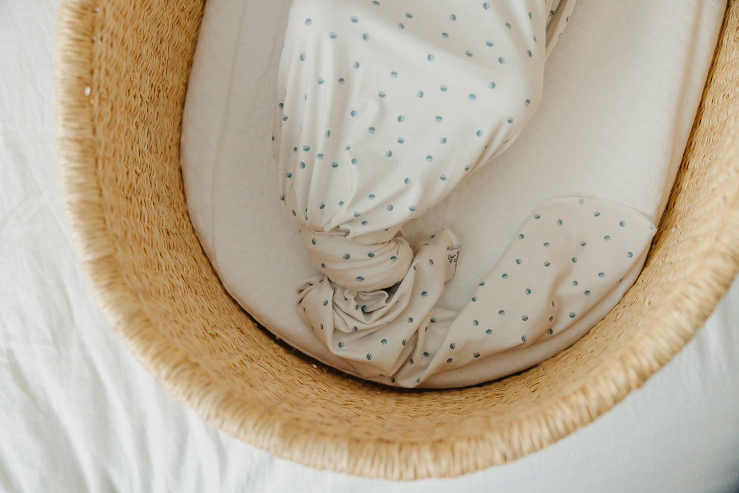 Knit Swaddle Blanket - Haze