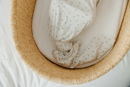 Knit Swaddle Blanket - Haze