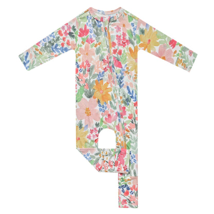 Convertible Zip-Up Footie Pajama - Lark