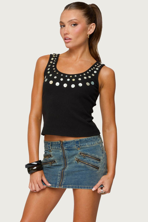 Beach Babe Scoop Tank Top