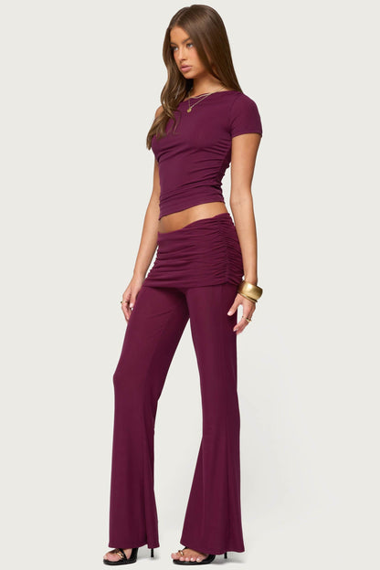 Halli Twisted Off Shoulder Top