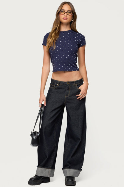 Lorenzo Polka Dot T Shirt