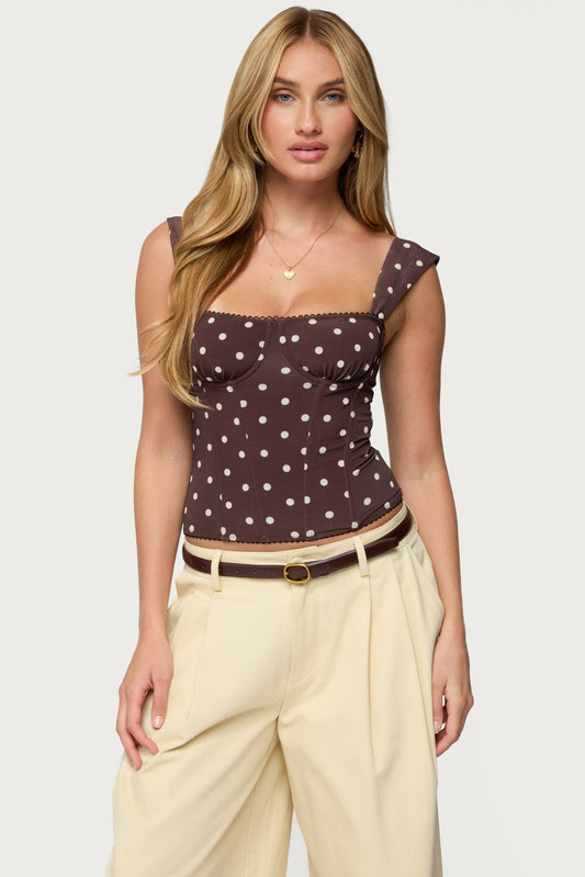 Marcella Wide Strap Corset