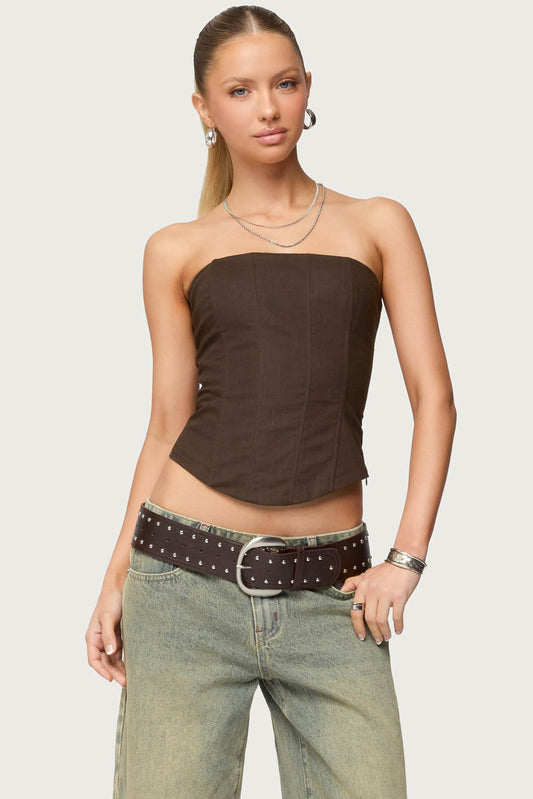 Hadar Linen Look Corset