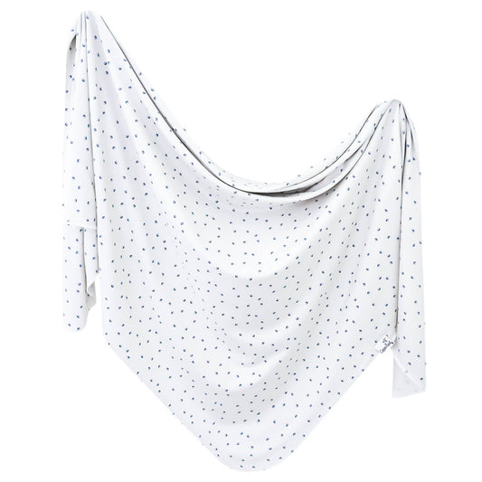 Knit Swaddle Blanket - Haze