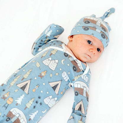 Newborn Knotted Gown - Bridger