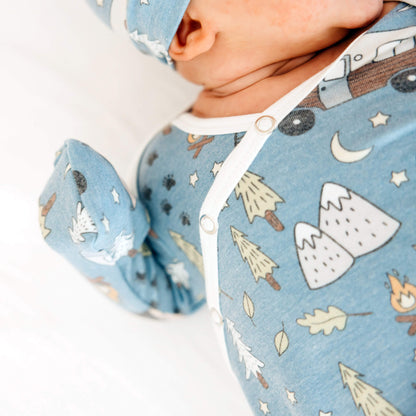 Newborn Knotted Gown - Bridger