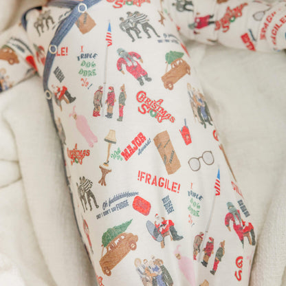 Newborn Knotted Gown - A Christmas Story