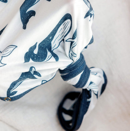 Newborn Knotted Gown - Cove