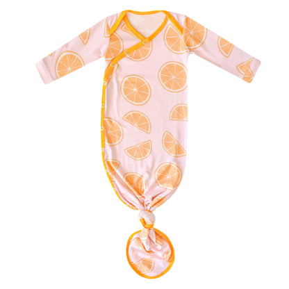 Newborn Knotted Gown - Cutie