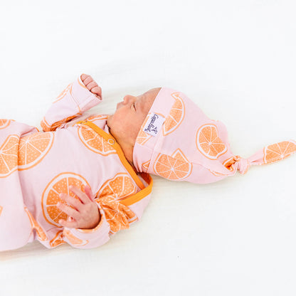 Newborn Knotted Gown - Cutie