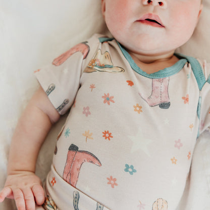 Short Sleeve Bodysuit - Cheyenne