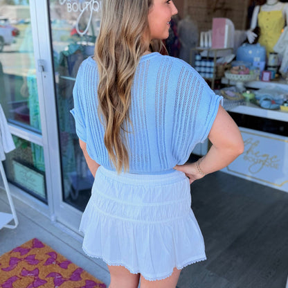Amelia Top (Blue)