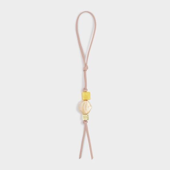 Beaded Keyring Bag Charm