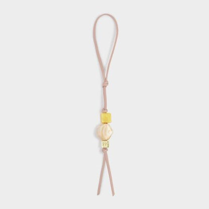 Beaded Keyring Bag Charm