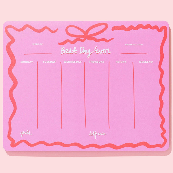 Best Week Ever Weekly Planner