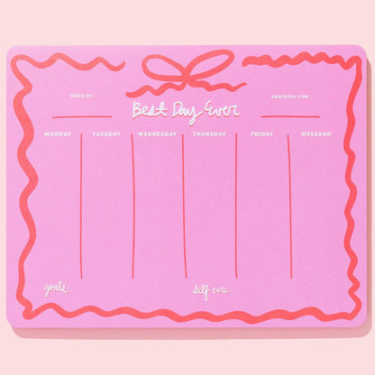 Best Week Ever Weekly Planner