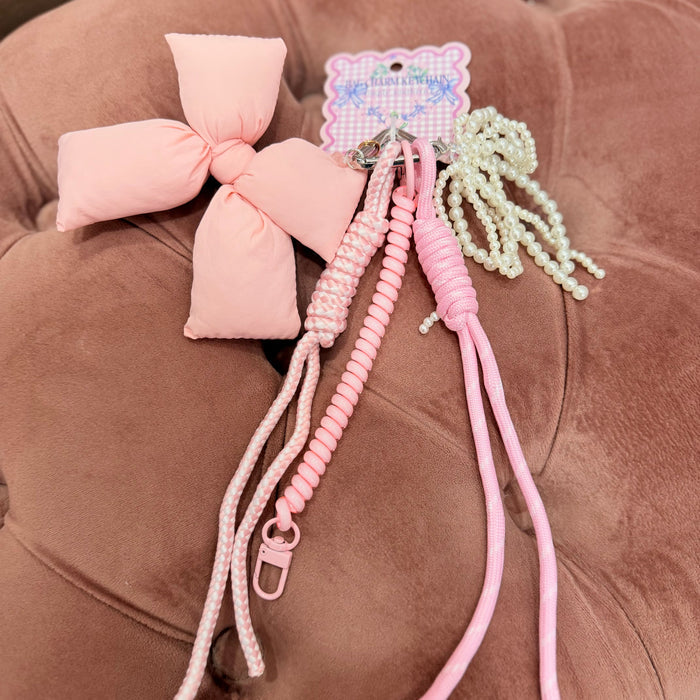 Bow Bag Charm (Pink)