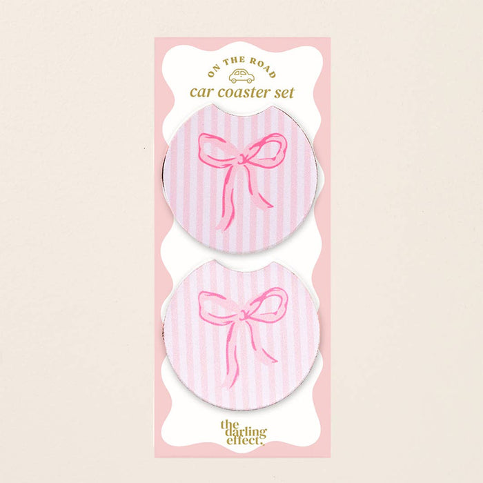 Bow Car Coaster Set