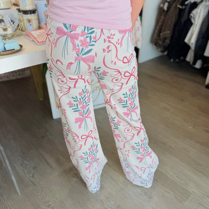 Bow Wide Leg Pant