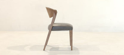 C035(2) - DINING CHAIR - BLR WH