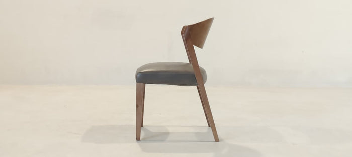 C035(2) - DINING CHAIR - BLR WH