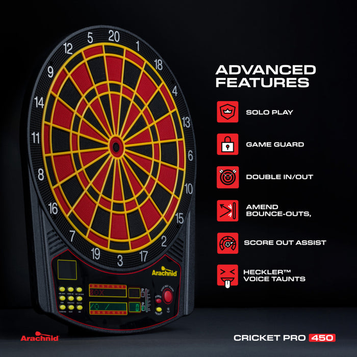 Arachnid Cricket Pro 450 Electronic Dartboard