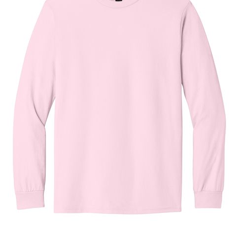 Customizable Long sleeve Gildan Tshirt (pink)