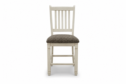D647-124(13) - BAR STOOL - BLR WH