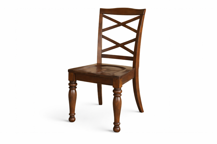 D697-01(14) - DINING CHAIR - BLR WH