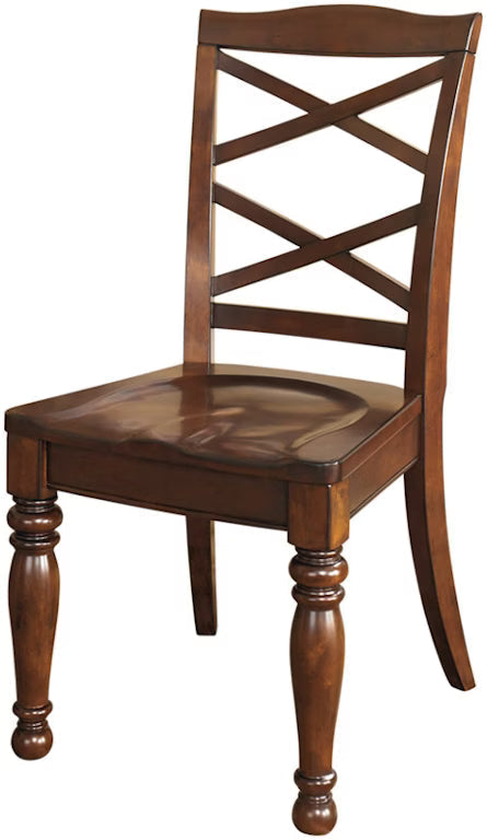 D697-01(14) - DINING CHAIR - BLR WH