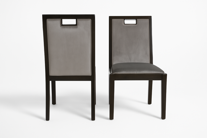 D731-01(2) - DINING CHAIR - BLR WH