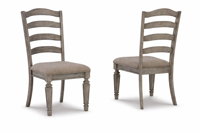 D751-01(18) - DINING CHAIR - BLR WH