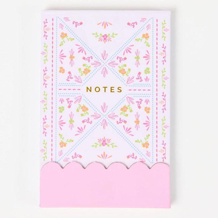 Floral Stitch Notepad